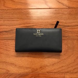 Kate Spade Cameron Street Stacy Wallet (navy, red)
